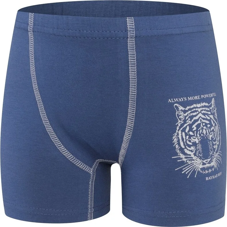 Baykar Boys Tiger Printed Boxer 3 Pack 3106 Blue