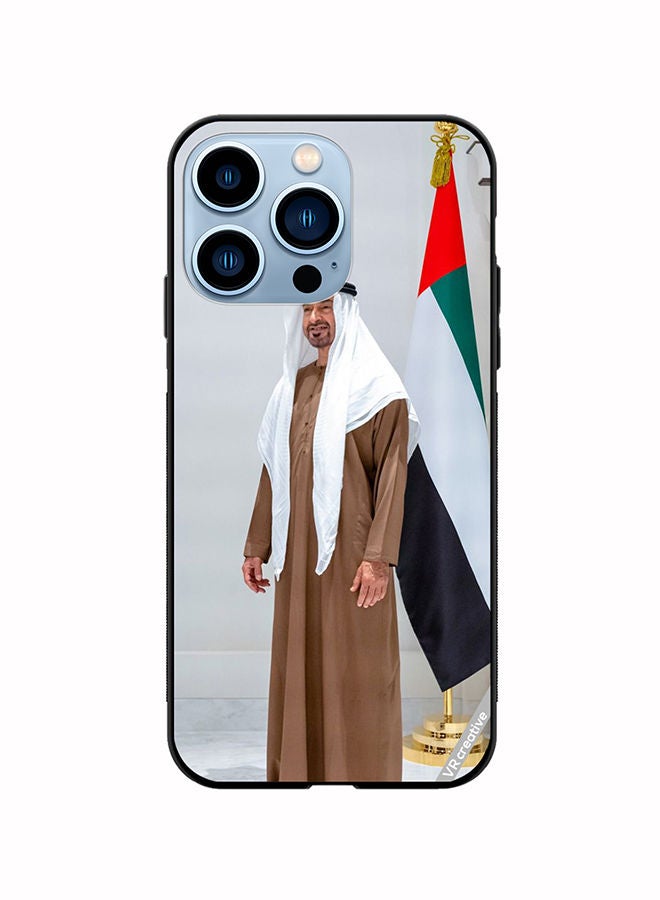 VR CREATIVE Protective Case Cover For Apple iPhone 13 Pro Sheikh Mohamed Bin Zayed Al Nahyan Design Multicolour - Image 1