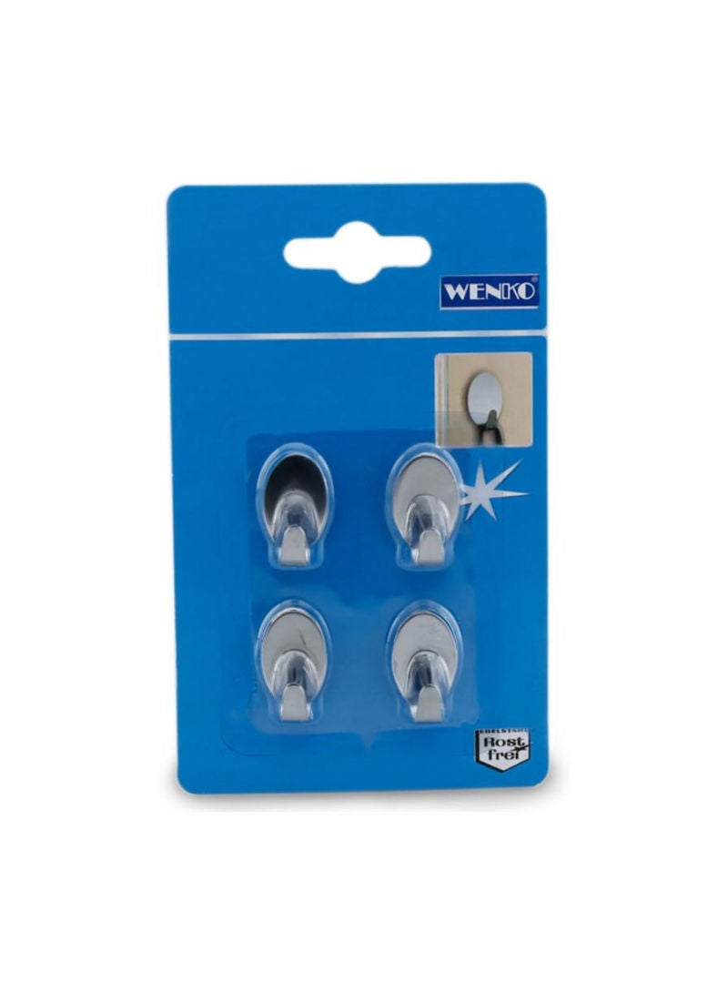 Wenko Stainless Midget Steel Hooks Pack Of 4