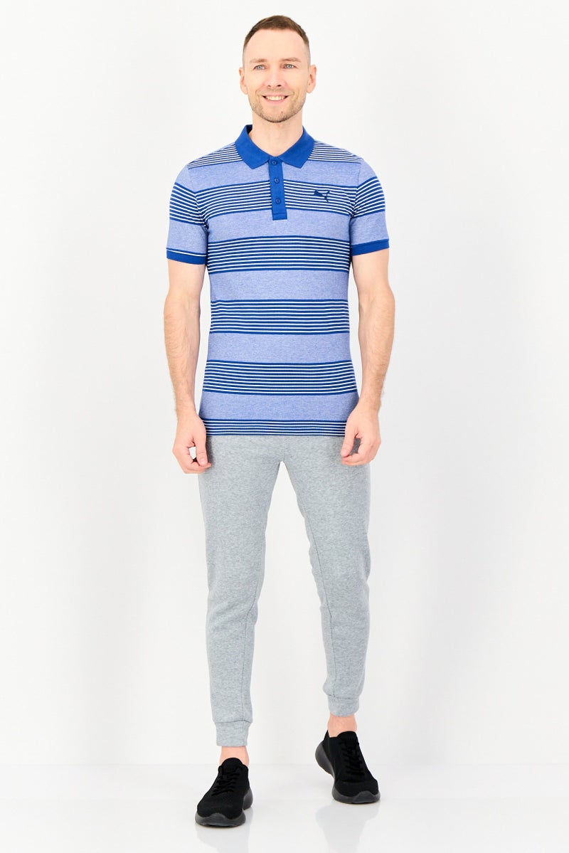 PUMA Men Slim Fit Short Sleeve Outdoor Polo Shirt, Multicolor - Image 3