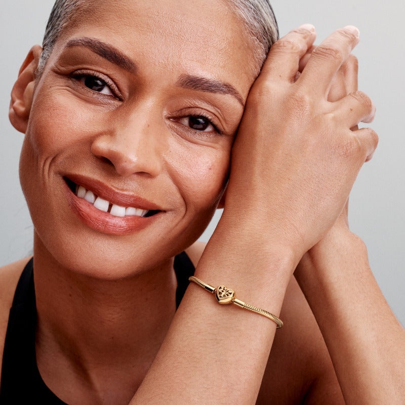 باندورا سوار سلسلة الثعبان بمشبك قلب شجرة العائلة - Image 4