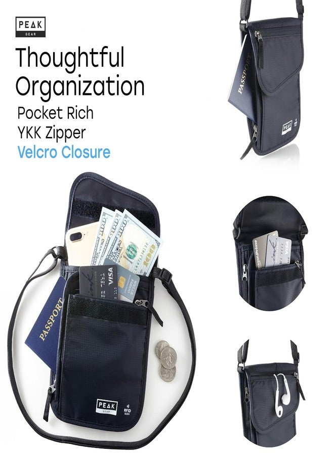 Peak Gear Travel Companion Combo - Hidden Travel Money Belt + Neck Wallet (Gray, Bundle) - Image 4