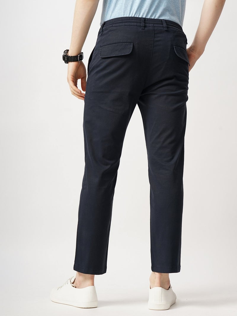 British Club Men Regular Fit  Flat-Front Chinos - Image 2