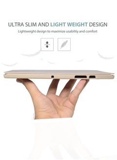 Kaku Protective Leather Flip Cover For Samsung Galaxy Tab A8 X200/X205C Size 10.5 Gold  - Image 4