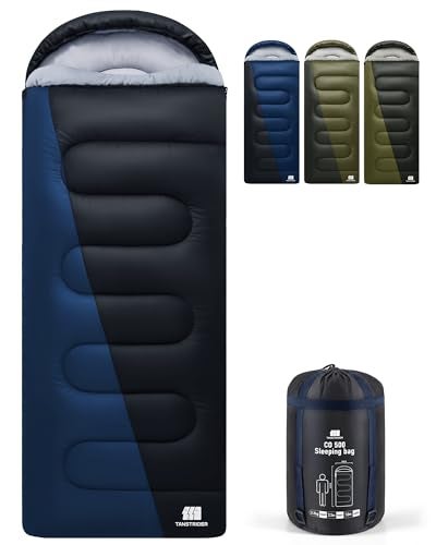 TANSTRIDER XXL Winter Sleeping Bags for Adults Cold Weather,Camping Sleeping Bag for Kids with Compression Sack,4 Season Camping Essentials Gear for Hiking,Traveling,Outdoor,Backpacking,Climbing - Image 1