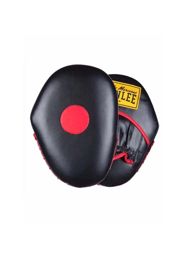 BENLEE Rockaway Hook & Jab Pads – Artificial Leather, Black/Red, One Size 199356/1503 | Boxing & Martial Arts Training - Image 1