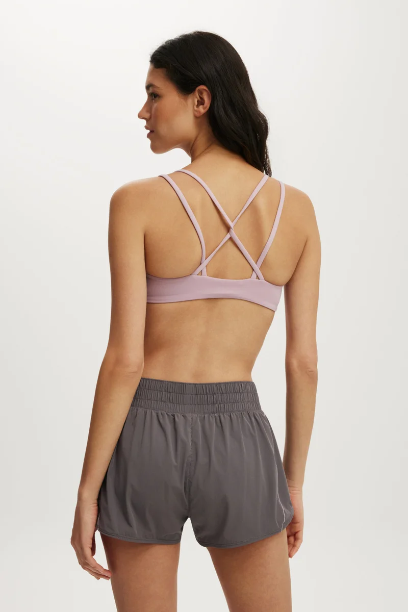 Cotton On  ULTRA SOFT SCRUNCH FRONT STRAP CROP BRA for Women | Best Price UAE