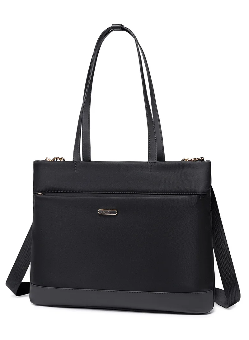 شانتريا حقيبة يد لابتوب خفيفة الوزن للنساء مقاومة للماء متعددة الوظائف مع جيوب متعددة للاستخدام اليومي والعمل والدراسة