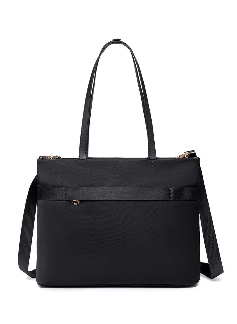 شانتريا حقيبة يد لابتوب خفيفة الوزن للنساء مقاومة للماء متعددة الوظائف مع جيوب متعددة للاستخدام اليومي والعمل والدراسة - Image 3