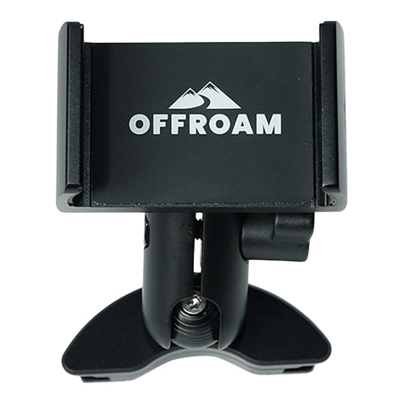 Offroam Phone Mount Made for Toyota Tacoma 2016-2023 | Tundra 2014-2021, CNC-Machined Aluminium, Universal Spring Loaded Holder, 360-Degree Swivel, One-Hand Operation - Image 3