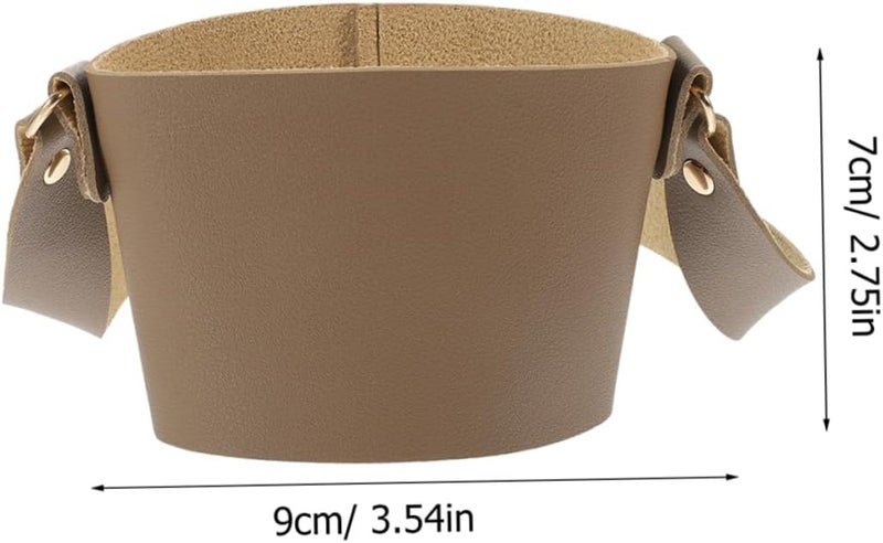 Pop-area nearby warehouse Totority 2pcs Handheld Coffee Sleeve with Handle Portable Cup Carrier for Water Bottles and Coffee Cups Pu Drink Holder for Outdoor Use All need matching options Comfort grip Full village delivery cover Wide use selected material Small apartment fit Labor saving optimized design Mountain region eligible ship Elegant multi-option build Year round in stock Cost effective upgraded craftsmanship Diverse requirement fit Shock rubber edge Stain resistant Instant order available stock User tested optimized build Easy clean surface Any KSA address orderable In-Kingdom stored commodity Well-engineered versatile build Elegant practical multi-option build Flat working surface Integrated practical design Stable base Repeated use resistant selected material - Image 2