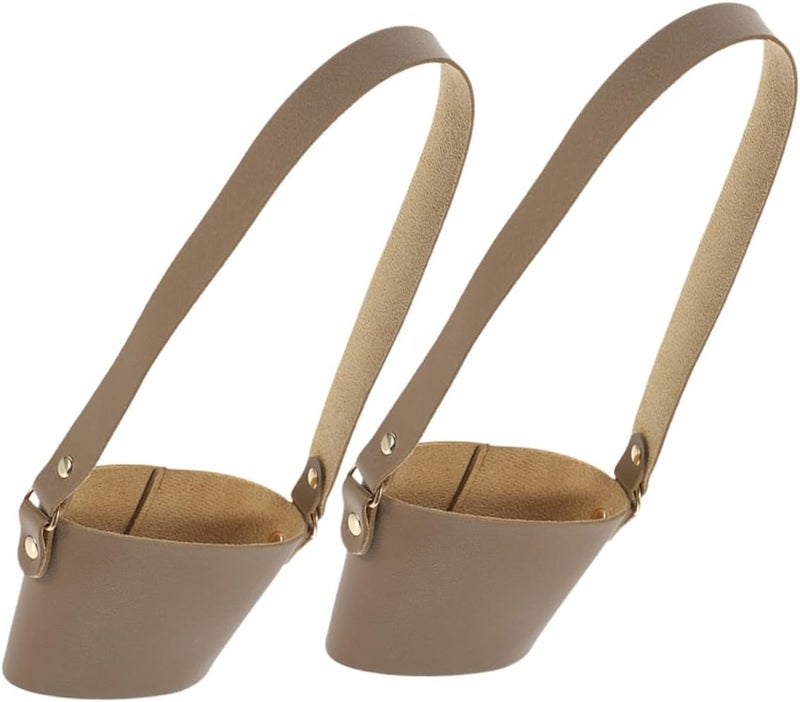 Pop-area nearby warehouse Totority 2pcs Handheld Coffee Sleeve with Handle Portable Cup Carrier for Water Bottles and Coffee Cups Pu Drink Holder for Outdoor Use All need matching options Comfort grip Full village delivery cover Wide use selected material Small apartment fit Labor saving optimized design Mountain region eligible ship Elegant multi-option build Year round in stock Cost effective upgraded craftsmanship Diverse requirement fit Shock rubber edge Stain resistant Instant order available stock User tested optimized build Easy clean surface Any KSA address orderable In-Kingdom stored commodity Well-engineered versatile build Elegant practical multi-option build Flat working surface Integrated practical design Stable base Repeated use resistant selected material - Image 1