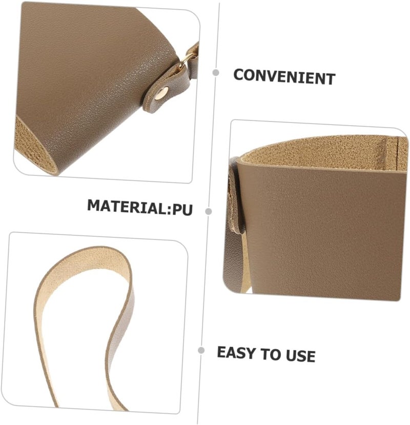 Pop-area nearby warehouse Totority 2pcs Handheld Coffee Sleeve with Handle Portable Cup Carrier for Water Bottles and Coffee Cups Pu Drink Holder for Outdoor Use All need matching options Comfort grip Full village delivery cover Wide use selected material Small apartment fit Labor saving optimized design Mountain region eligible ship Elegant multi-option build Year round in stock Cost effective upgraded craftsmanship Diverse requirement fit Shock rubber edge Stain resistant Instant order available stock User tested optimized build Easy clean surface Any KSA address orderable In-Kingdom stored commodity Well-engineered versatile build Elegant practical multi-option build Flat working surface Integrated practical design Stable base Repeated use resistant selected material - Image 4