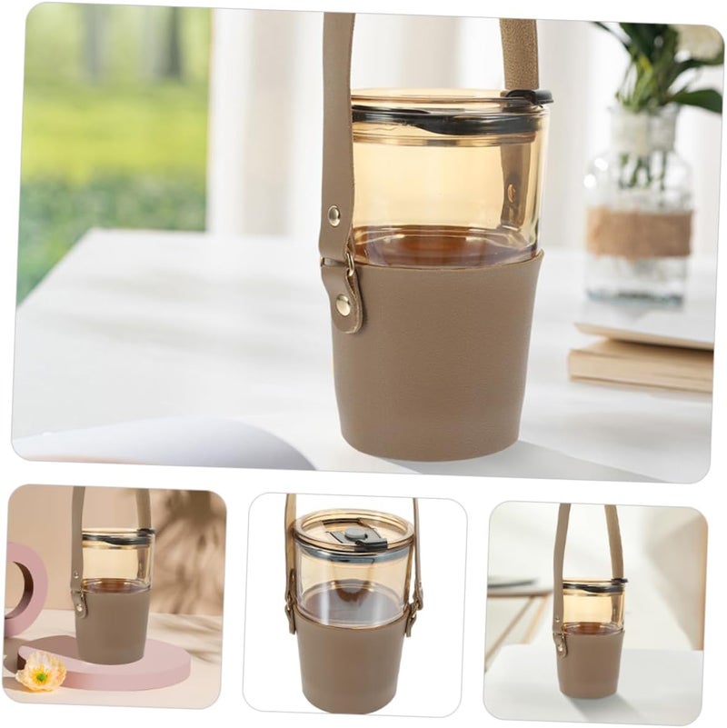 Pop-area nearby warehouse Totority 2pcs Handheld Coffee Sleeve with Handle Portable Cup Carrier for Water Bottles and Coffee Cups Pu Drink Holder for Outdoor Use All need matching options Comfort grip Full village delivery cover Wide use selected material Small apartment fit Labor saving optimized design Mountain region eligible ship Elegant multi-option build Year round in stock Cost effective upgraded craftsmanship Diverse requirement fit Shock rubber edge Stain resistant Instant order available stock User tested optimized build Easy clean surface Any KSA address orderable In-Kingdom stored commodity Well-engineered versatile build Elegant practical multi-option build Flat working surface Integrated practical design Stable base Repeated use resistant selected material - Image 3