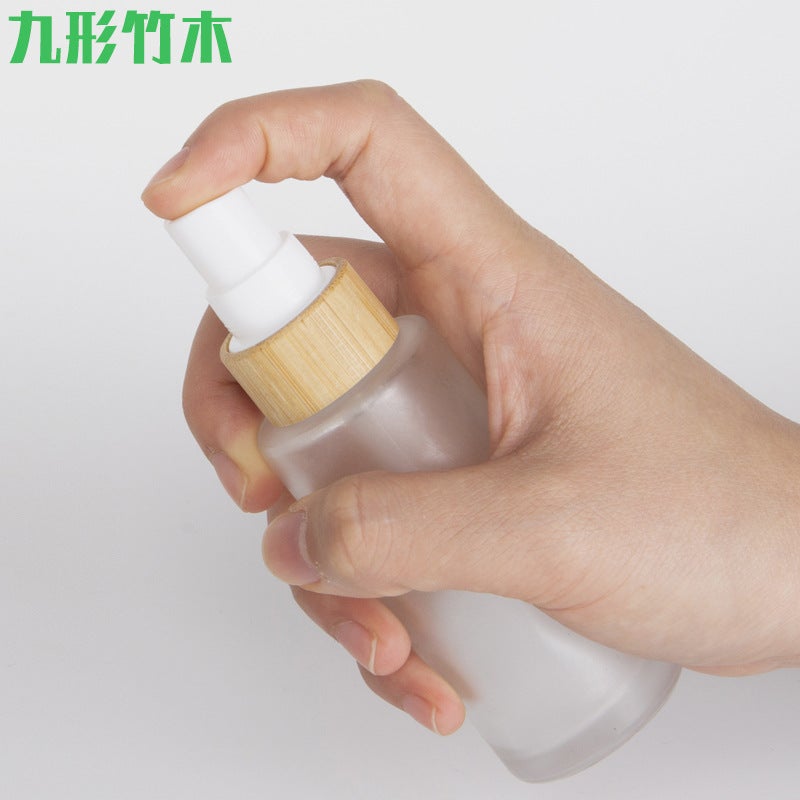 Bamboo Lid Spray Bottle Perfume Refill Bottle Bamboo 30Ml50Ml100Ml120Ml Fine Mist Aromatherapy Glass Bottle - Image 5