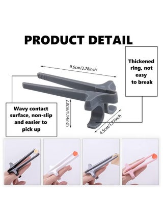 Snack Finger Chopsticks,4 Pcs Plastic Finger Chopsticks for Gamers，Lazy Auxiliary Chopsticks Keep Hands Clean for Playing Games Working and Studying in Home & Kitchen - pzsku/Z87917E34ED0148DF6004Z/45/1745223736/dd5bfbb4-1f8c-492f-a594-21bff9a2e84e