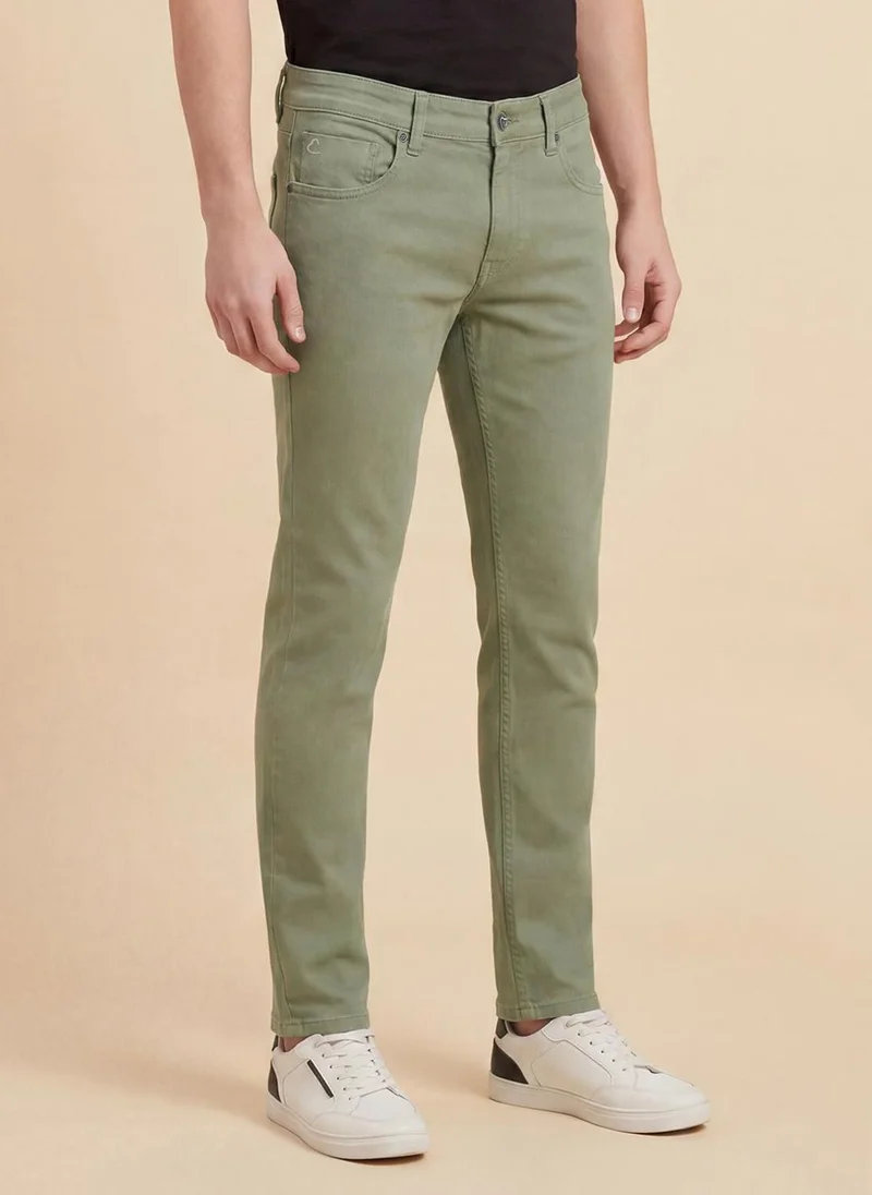 بيينغ هيومان Men Slim Fit Mid-Rise Jeans