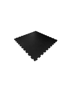 TA SPORT Interlocking Rubber Tiles - Size (Cm) 50 X 50 X 16Mm - Black Color 