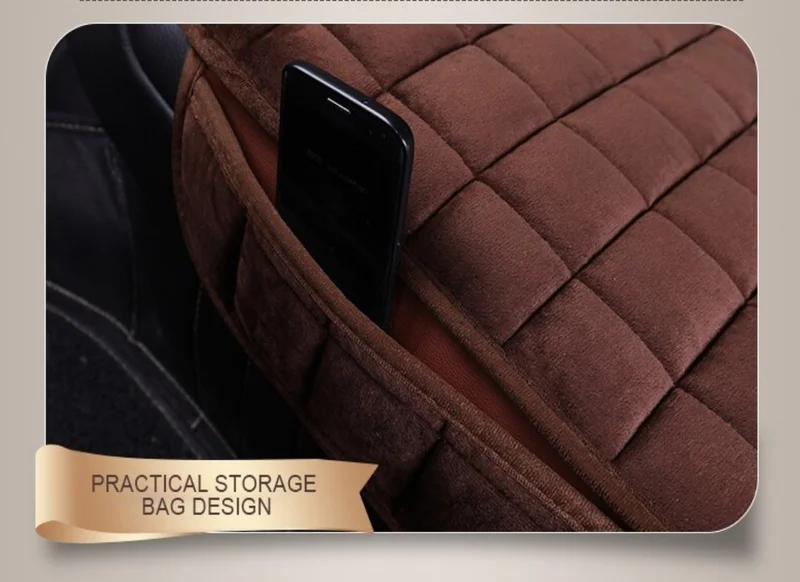 Tineke Pocketed Seat Cushion Sofa Accessories Brown 1 Piece