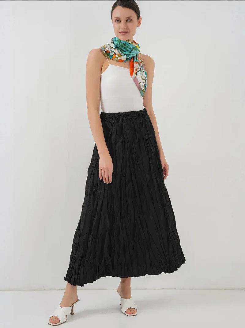 بيغ دارت تنورة ماكسي من  بنسيج مبطن