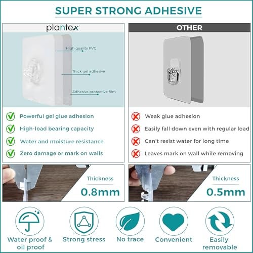 NARIYA Self-Adhesive Corner Shelf for Bathroom & Kitchen | No-Drill Wall Mounted Storage Rack | Rust-Proof GI Metal Organizer with Magic Stickers | Multipurpose Shelf – Pack of 2 (Black) - Image 2