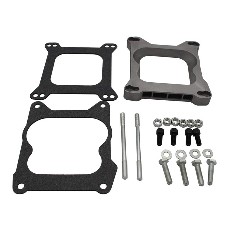 TAKPART 3/4" Open Carb Carburetor Adapter 4bbl Quadrajet Manifold to Holley Edelbrock 9130 - Image 1