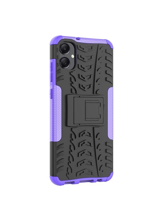 اس-توب جراب لهاتف Samsung Galaxy A05 4G مصنوع من مادة TPU + PC مع حامل - Image 3