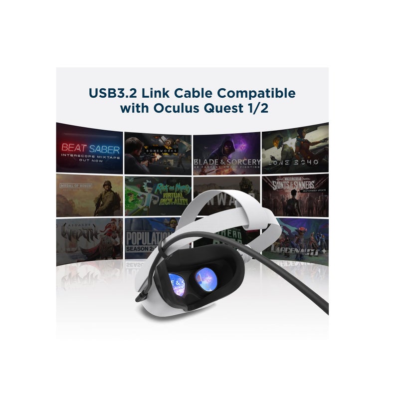 Barakah [16ft/5M] Design Link Cable Compatible with Quest 2/Quest 1 - Image 2