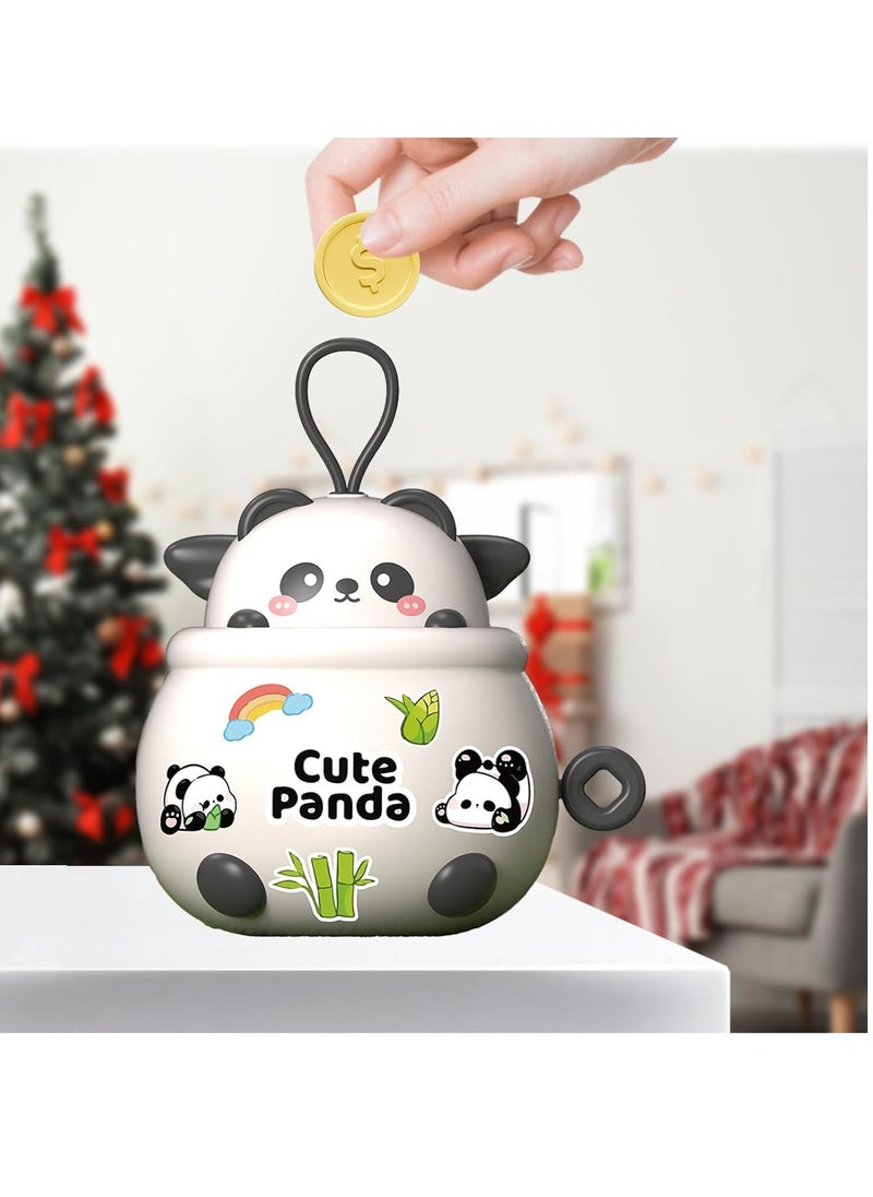 KASTWAVE Savings Piggy Bank, Coin Bank, Panda Lucky Bag Piggy Bank, Cute Cartoon Money Bank, Money Bills Coin Bank for New Year's Money Collection, Saving Money Box, Practical Gifts, Home Decoration  - Image 2