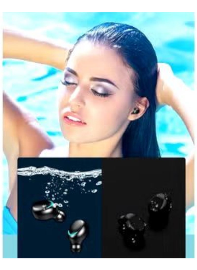 Generic - Smart Bluetooth earbuds in a charging case with an LED display to know the remaining power of each earbud separately, whether the right or left, in real time. High-resolution sound, professional quality, and touch control with a fingerprint. Long press the left earbud to summon Siri or answer and end the call. Touch the left earbud and switch songs, adjust the volume, pause, and other touches. You can use one earbud. The earbuds are not afraid of sweat or rain. The earbuds are resistant to water with a rating of IPX7. Sporty and fashionable. It uses CVC8.0 technology to reduce intelligent noise and filter noise to make calls clearer - Image 1