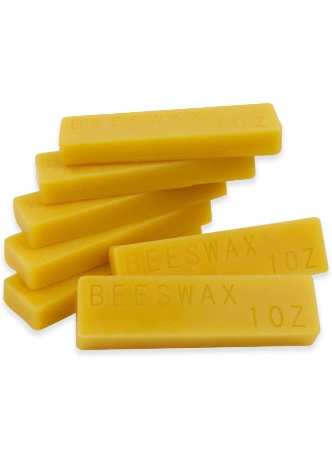 EricX Light Beeswax Bars 7oz 1oz for Each Beeswax Bars Pack of 7 Cosmetic Grade - Image 1