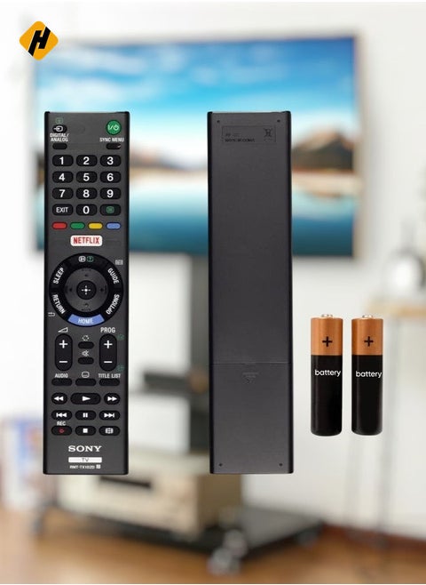 OEM Sony RMT-TX102D Remote Control Compatible with Bravia TV Models KDL32R500C, KDL-32R500C, KDL40R550C, KDL-40R550C, KDL40WD655, KDL-40WD655, KDL48R550C, KDL-48R550C - Includes Key with battery