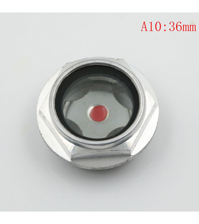 Sight Glass For Air Compressor 33mm Male Threaded Metal Oil Level Gauge - Image 2