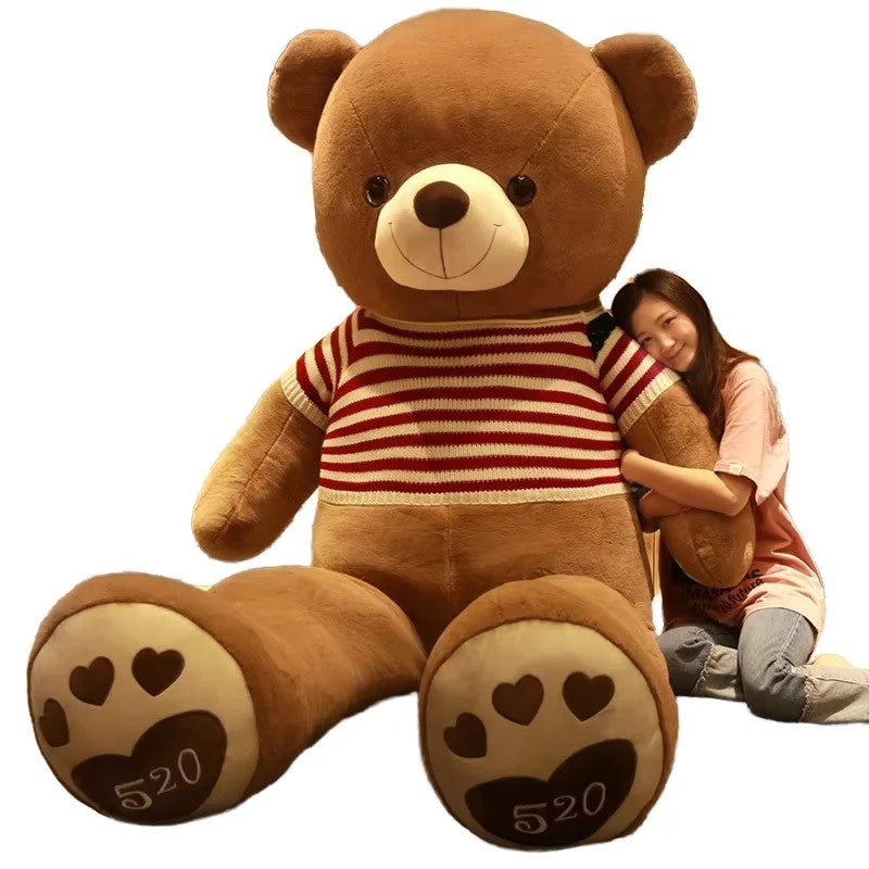 Bluejw Big Size Giant Teddy Bears 60/80/120/140/160cm – Soft Stuffed Animal Toys Plush with Footprints, Cuddly Huggable Hot Model for Kids & Adults - Image 2