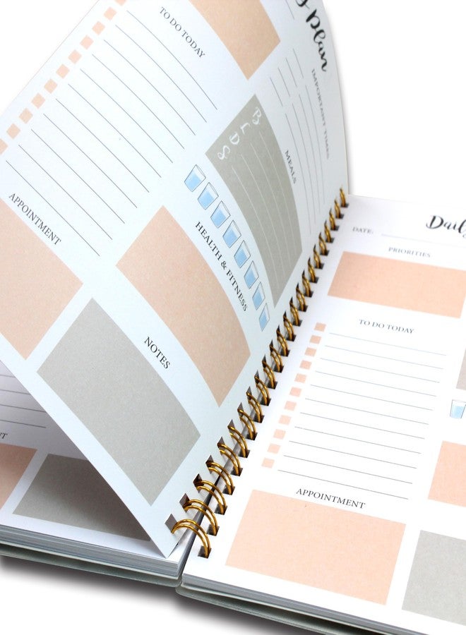 KAICN Daily Weekly Planner with Hourly Schedules, To Do List, Daily Planner for Office and Personal Organizer - Flexible PVC Cover, 5.5" X 8.5", White - Image 5