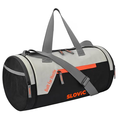Slovic Gym Bag for Men | Bag for Traveling & Sports | Unisex Duffel Bag for Gym with Separate Shoe Compartment & Adjustable Straps | 25 LTR Travel Bag - Image 1