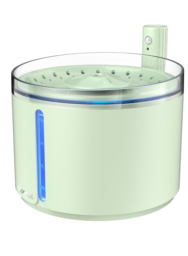 DOGNESS Smart Sensor Water Feeder For Pets-Green - Image 1