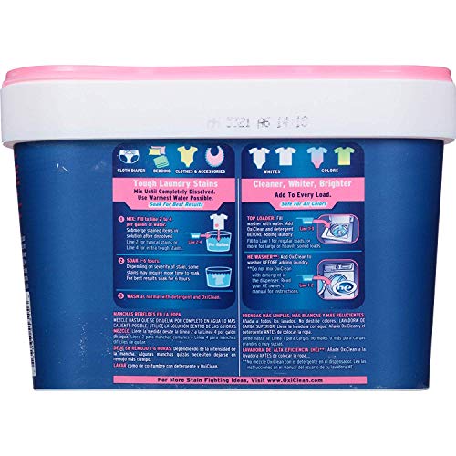 Oxiclean Baby Stain Fighter, Soaker, 3 lb Tub Baby Stain Soaker (2 Pack) - Image 3