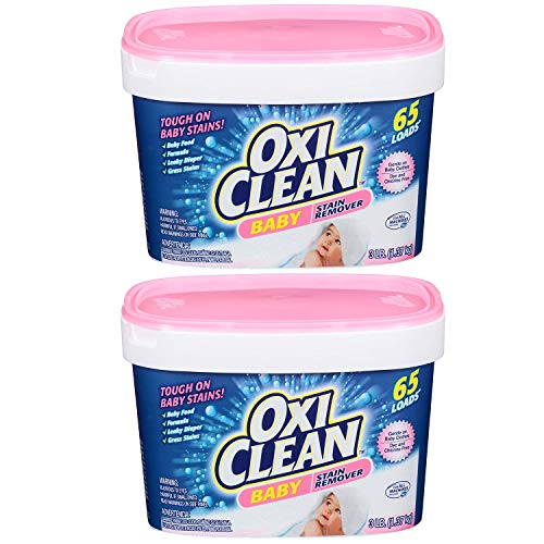 Oxiclean Baby Stain Fighter, Soaker, 3 lb Tub Baby Stain Soaker (2 Pack) - Image 1
