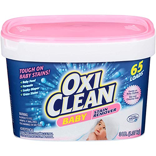 Oxiclean Baby Stain Fighter, Soaker, 3 lb Tub Baby Stain Soaker (2 Pack) - Image 2