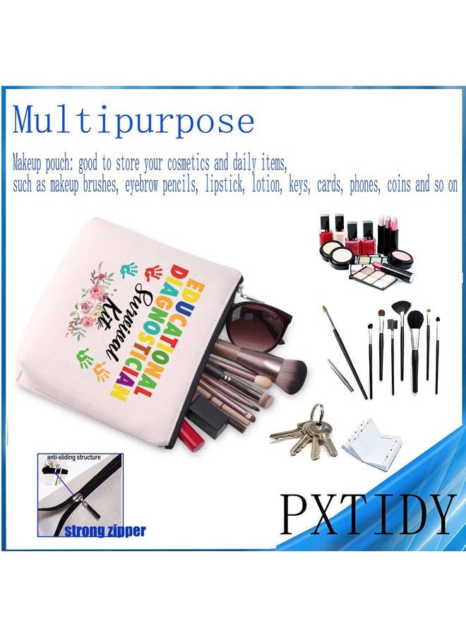 PXTIDY Educational Diagnostician Survival Kit School Diagnostician Gift Staff Mom Makeup Bag School Psychologist Zipper Pouch SPED Teacher Gift  - Image 4