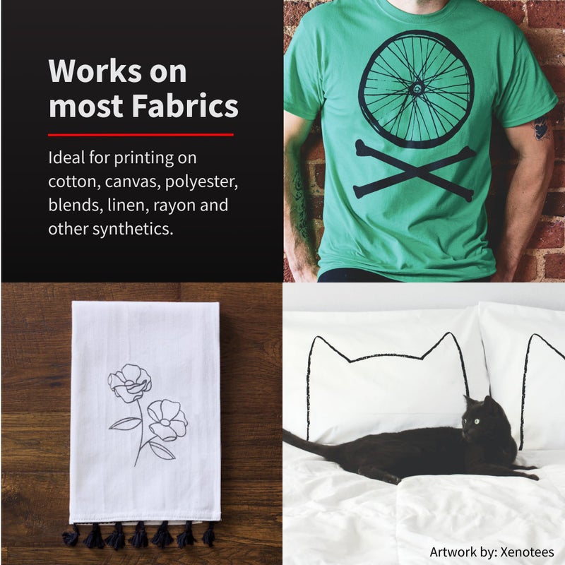 Speedball, 4560, Fabric Screen Printing Ink, 8 Fl oz., Black - Image 3