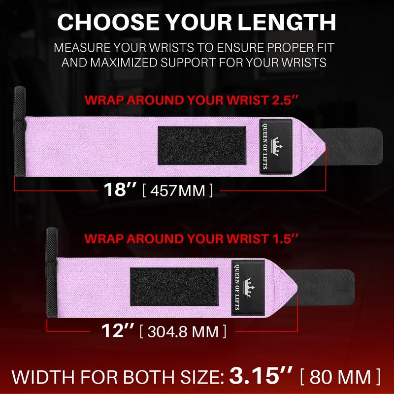 TECEUM Weightlifting Wrist Wraps with Thumb Loop â€“ Pink â€“ Beast Mode â€“ 18 inch â€“ Heavy-Duty Workout Wrist Support & Protection â€“ Ideal for Powerlifting, Strength Training, Bodybuilding - Image 5