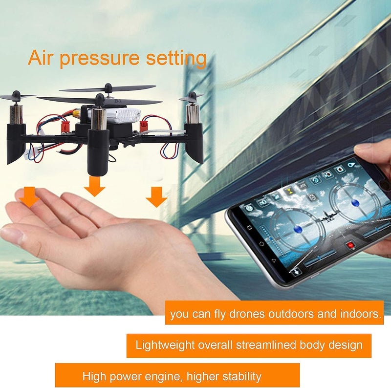 REES52 Mini DIY RC Drone Kit With Camera - Lightweight Remote Controlled Quadcopter for Beginners, 2.4G Learning Gift - Image 4