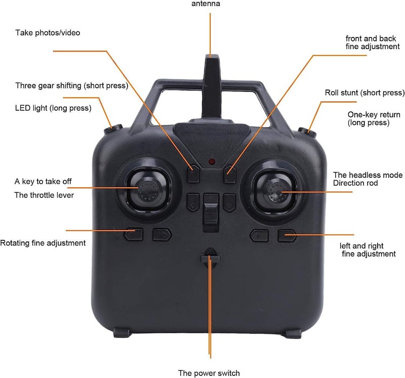 REES52 Mini DIY RC Drone Kit With Camera - Lightweight Remote Controlled Quadcopter for Beginners, 2.4G Learning Gift - Image 2