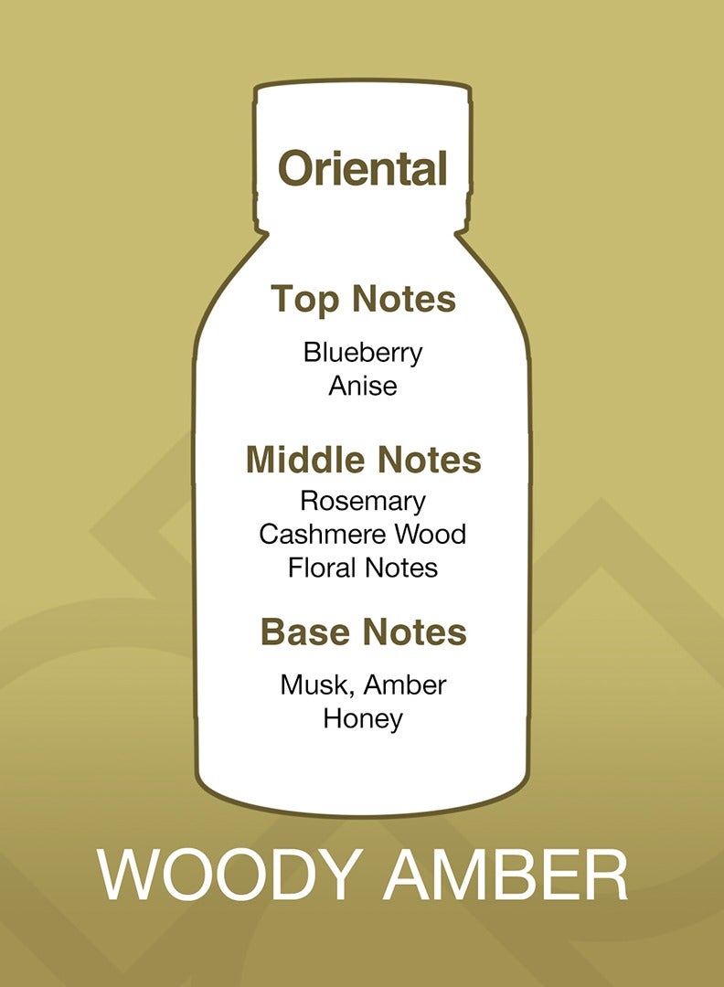 اسانسي زيت عطر خليط العنبر الخشبي 150 مل - Image 2