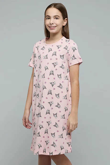 R&b 2 Pack Kuromi Print Nightdresses Set