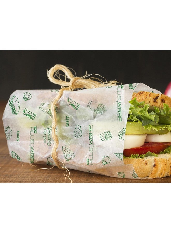 TDS PLUS WRAP Wrapping Paper/Butter Paper, Oil Proof/Sandwich Wrap Paper/Food Wrapping Size, Oil Lock Sheets Cooking Butter Paper-Pack of 400 Sheets (Size: 9.5 x 10.5 inch) - Image 5