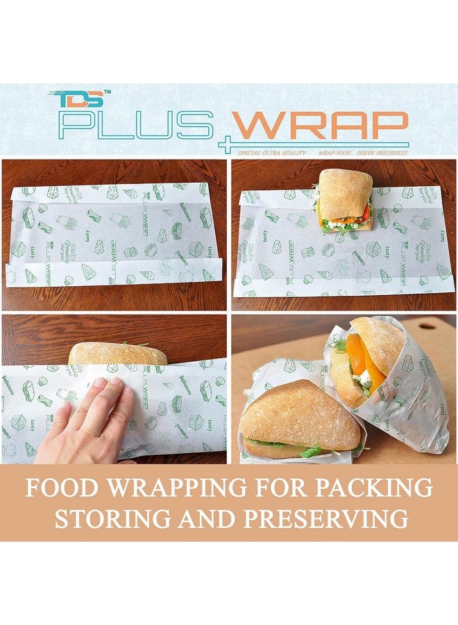 TDS PLUS WRAP Wrapping Paper/Butter Paper, Oil Proof/Sandwich Wrap Paper/Food Wrapping Size, Oil Lock Sheets Cooking Butter Paper-Pack of 400 Sheets (Size: 9.5 x 10.5 inch) - Image 4
