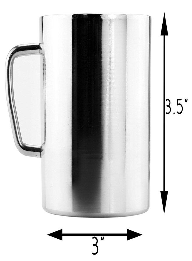 KC Stainless Steel Double Walled Coffee Mug Set of 2 (Capacity 250 ML) - Image 2